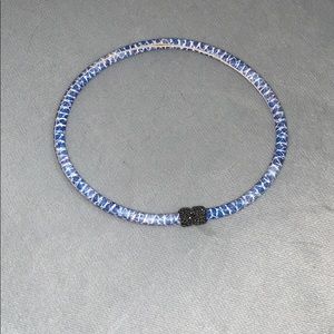 Blue magnetic necklace/ choker!